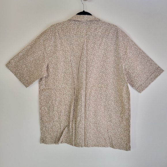 BANANA REPUBLIC CLASSIC Men's collared short sleeve button-down shirt XLARGE - Picture 2 of 12